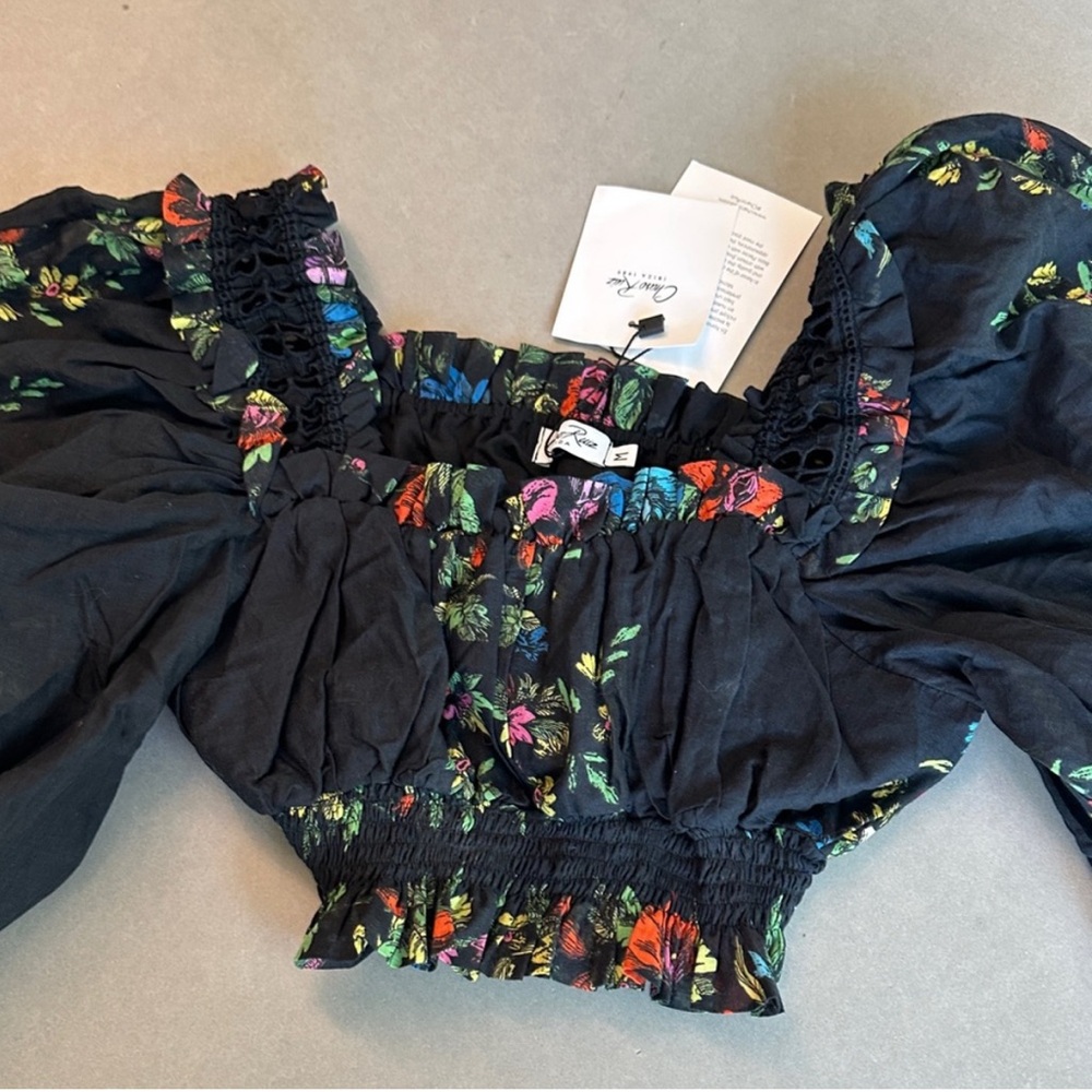 Charo Ruiz Multicolor Floral Blouse